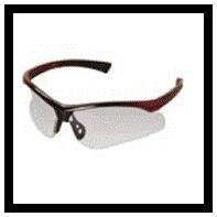 Eyewear - Black and Red Frame Sports Glasses